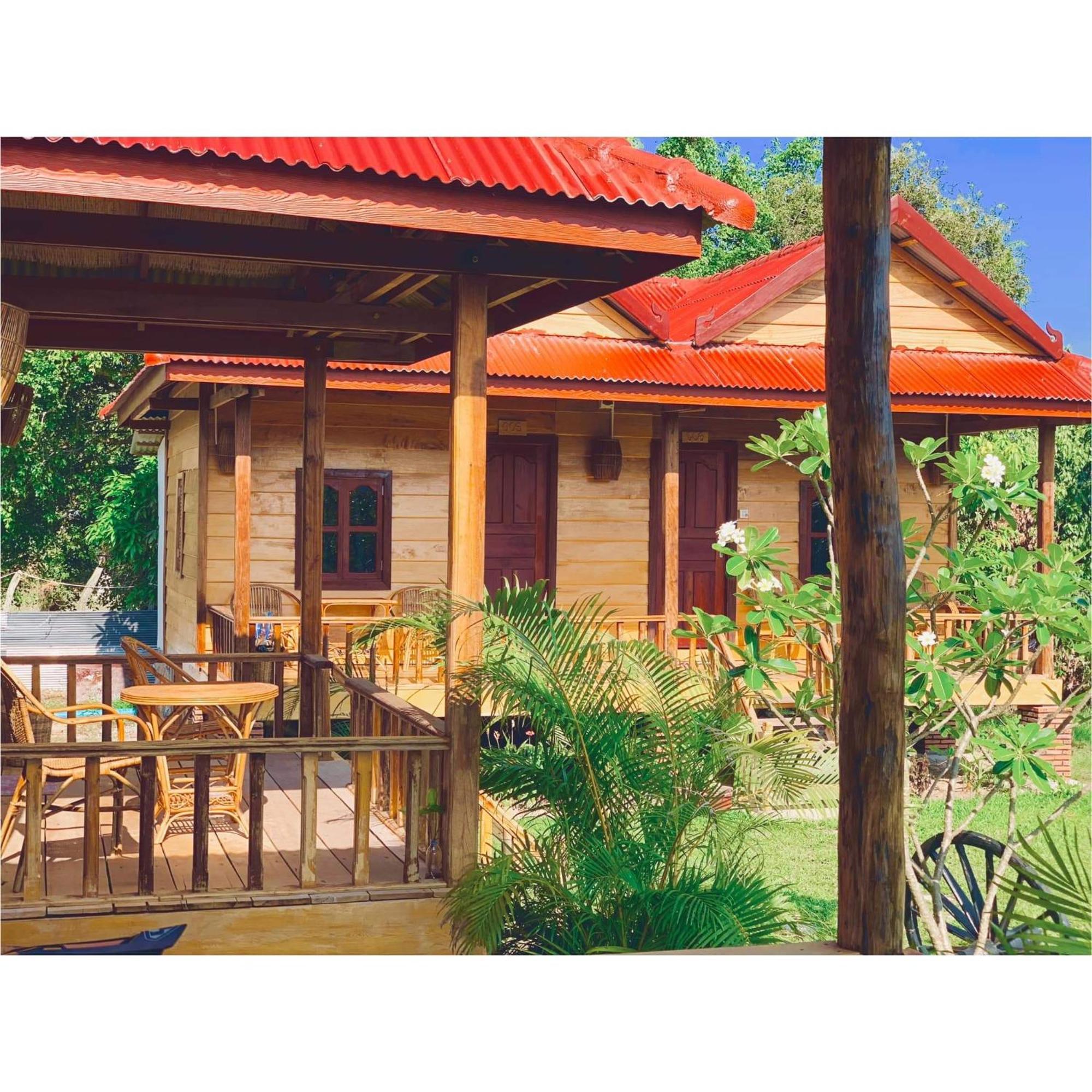 The Hidden Oasis Bungalows Kampot Exterior foto